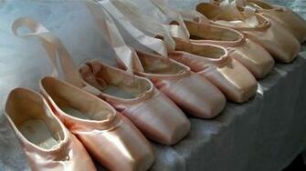 Healing Ministry Ballet Pointe Shoes Line Them Up Wallpaper