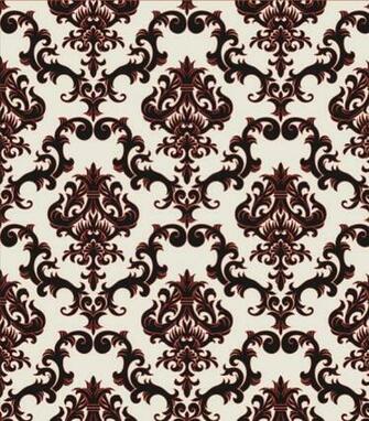 Lounge Lizard Rockin Damask Baroque Wallpaper Burgundy Black
