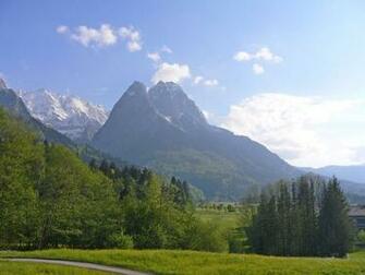 German Alps In The Background