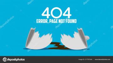 Error Website Not Found Graphic Design Stock