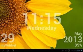 Wallpaper With Calendar And Clock