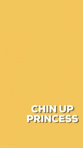 Chin Up Bright Yellow Wallpaper iPhone Adelainemorin
