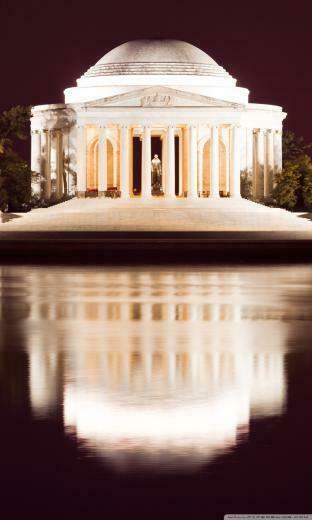 Thomas Jefferson Memorial At Night 4k HD Desktop Wallpaper For