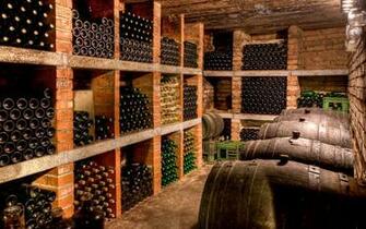 Wallpaper Wine Cellar Barrels Food Widescreen On The