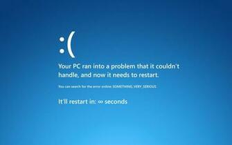 Blue Screen Of Death Background