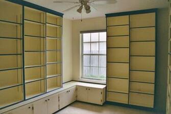 Empty Bookshelf Wallpaper For