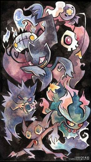 iPhone Wallpaper Pokemon Pok Mon Ghost