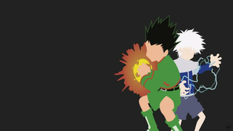 Gon Killua Hunter X Minimalist Wallpaper By Greenmapple17