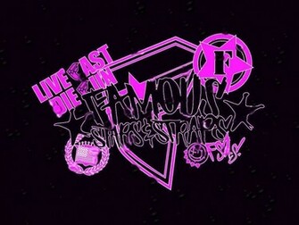 Famous Stars And Straps Logo Wallpaper