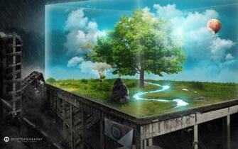 Window 3d Nature Wallpaper