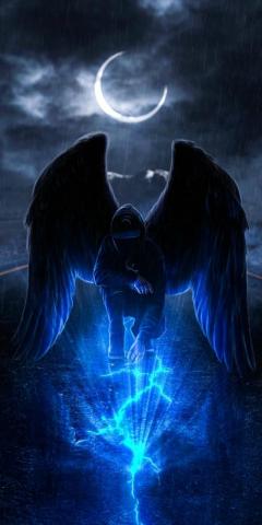 Dark Angel Wallpaper iPhone Plus HD