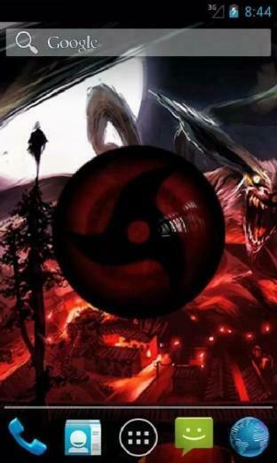 Sharingan Live Wallpaper Mobile Theme Android