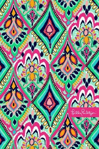 Pulitzer Background iPhone Wallpaper Lilly