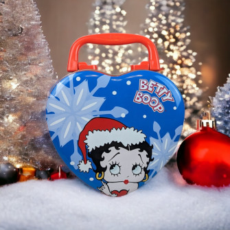 Vintage Betty Boop Metal Tin Bag Latent Hart