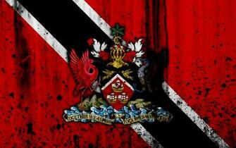 Wallpaper Trinidad And Tobago Flag 4k Grunge North