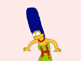 Marge Simpson Funny Cartoon Paoqbqlg6xe93s3k Wallpaper