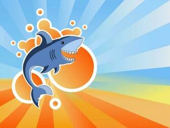 Cartoon Shark Wallpaper Image