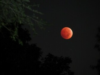 Passover Blood Moon Space HD Wallpaper