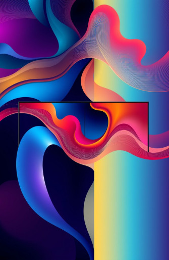 Abstract Dual Monitor Wallpaper