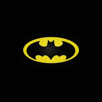 Ios7 Batman Yellow Logo Parallax HD iPhone iPad Wallpaper