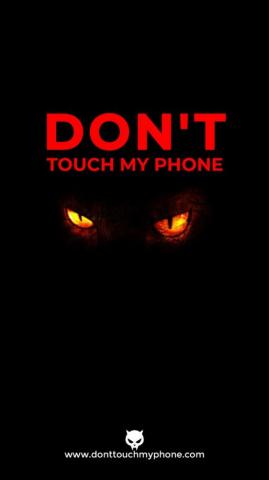 Scary Eyes Mobile Wallpaper Dont Touch My Phone