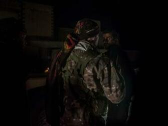 Shelling Lights Up The Sky Over Baghouz Last Isis Pocket In