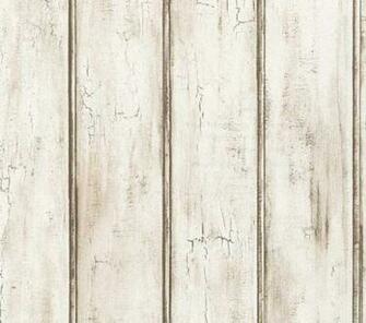 Wallpaper By The Yard Distressed White Beadboard Woodgrain Aged Rustic