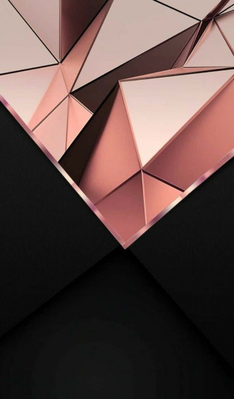 Rose Gold And Black Wallpaper