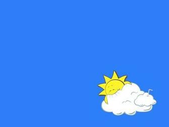 Funny Sun Cloud Wallpaper