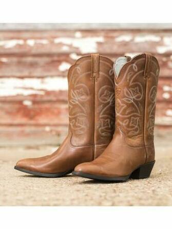 Ariat Womens Heritage Western R Toe Boot Timber