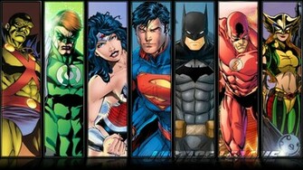 Justice League Compilation Wallpaper By Etherial007