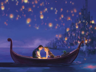 The Art Of Tangled Storybook Deluxe Floating Lantern
