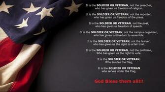 It Is The Soldier Or Veteran Wallpaper