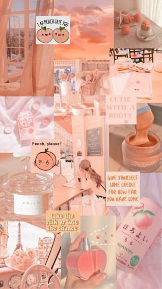 Pretty Picture Pics Peach Aesthetic Self Improvement Tips Wallpaper
