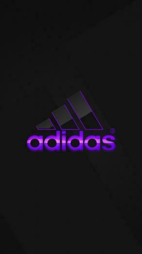 Adidas Wallpaper For iPhone Logo Purple