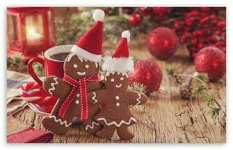 Christmas Gingerbread HD Wallpaper For Standard Fullscreen