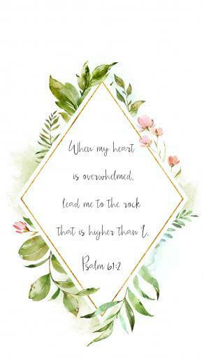 Encouraging Verse iPhone Wallpaper Image