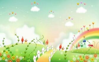 Gambar Dunia Kartun Fantasi Yang Cantik