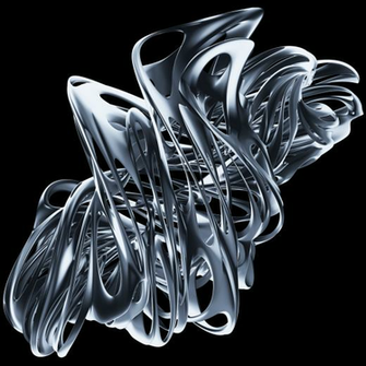 Skew Warped 3d Shapes In Abstract Stock Art By Chroma