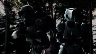 Star Wars Wallpaper Forest Stormtroopers