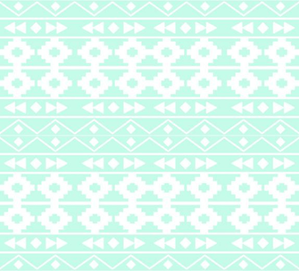 Mint Green Aztec Wallpaper