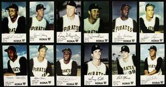 Lot Detail Pittsburgh Pirates Kdka Team Set Of W
