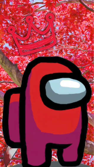 Among Us Red Wallpaper Aesthetic