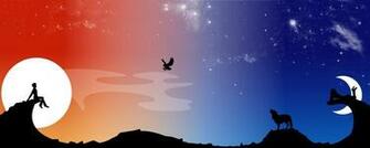 Dual Monitor Background Screen Wallpaper Night And Day
