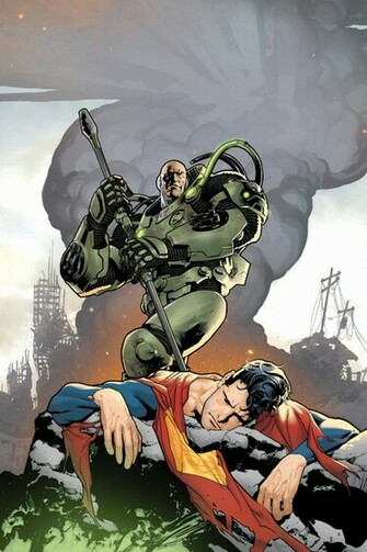 Lex Luthor I4 Drawns Cartoons Wallpaper For iPhone