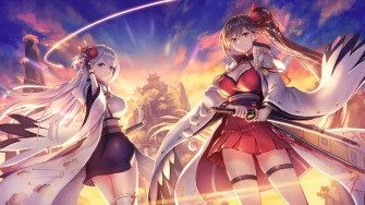 Azur Lane Shoukaku Zuikaku Anime Girls 4k Wallpaper