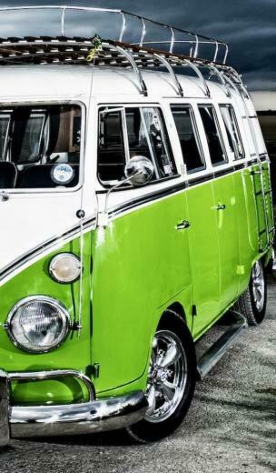 California Volkswagen Camper Cars Hippie Wallpaper