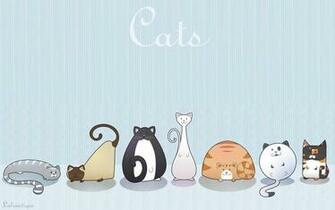 Cat Shapes Background By Lalunatique