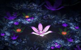 Neon Flower Live Wallpaper Beautiful Abstract Rotating Flowers 3d