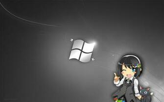 Anime Windows Girl Wallpaper